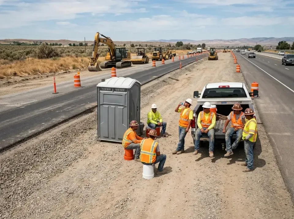 highway-road-construction-crew-007 — frequently asked questions, Porta Potty and Restroom Rentals in Winder, GA